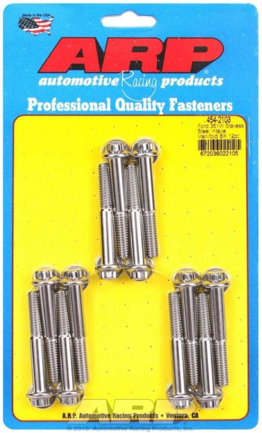 ARP ARP454-2103 SBF Intake Bolt Kit