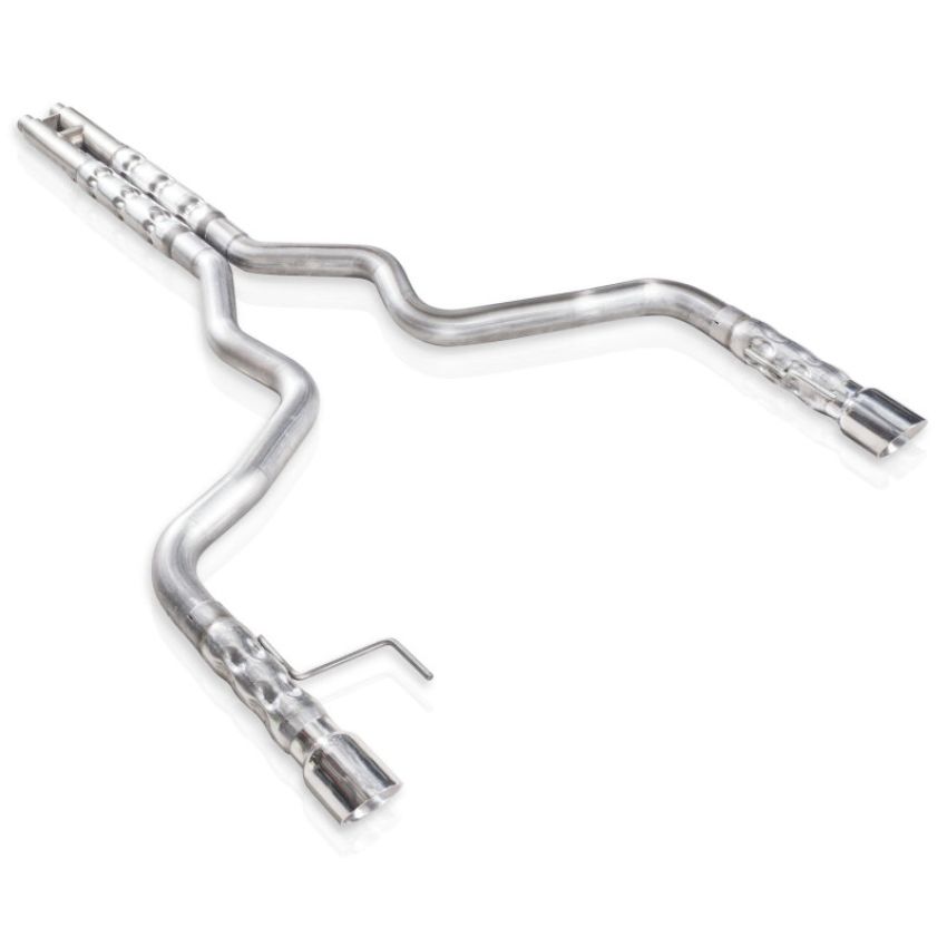 Stainless Works M15CB 2015-16 Mustang GT 3in Catback H-Pipe Retro Chambered Mufflers 2-1/2in Cores