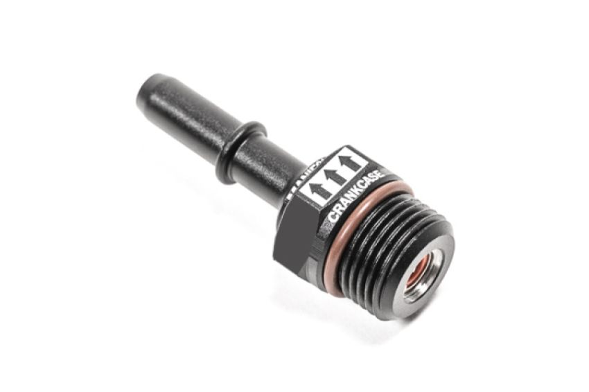 Radium Engineering 20-0688 PCV VALVE, 10AN ORB TO 10MM SAE MALE