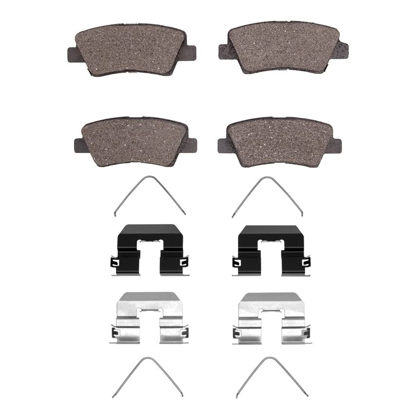 Dynamic Friction 1551-1848-01 Brake Pad Kt
