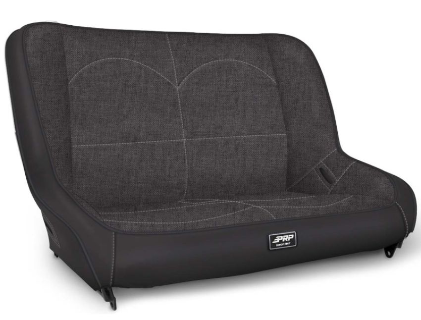 PRP Seats A3610-36-54 PRP Jeep CJ7/YJ Low Back Rear Bench - Grey