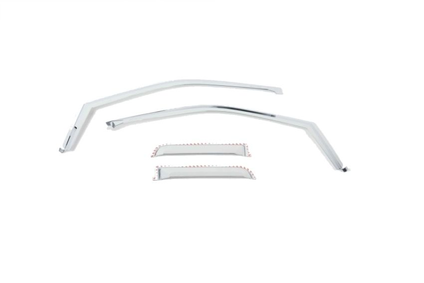 Putco 480067 17-20 Ford SuperDuty - SuperCab (Set of 4) Element Chrome Window Visors