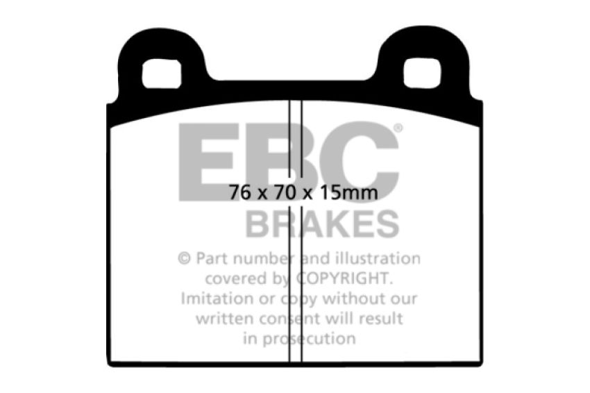 EBC Brakes DP4103R Yellowstuff Street And Track Brake Pads