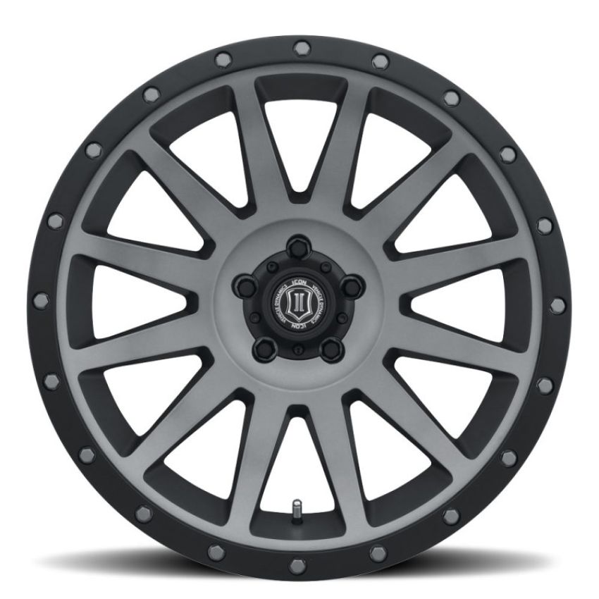 ICON 2020105547TT Compression 20x10 5x150 -19mm Offset 4.75inBS Titanium Wheel