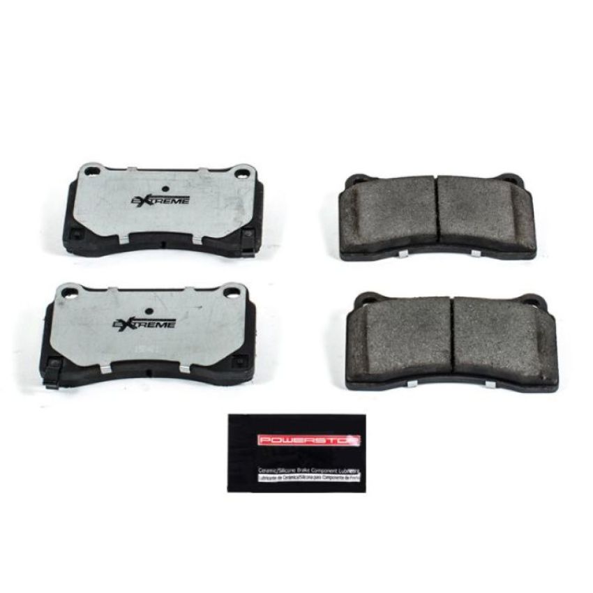 PowerStop Z26-1383 PowerStop - Z26 Performance Carbon-Fiber Ceramic Brake Pads with Hardware Kit