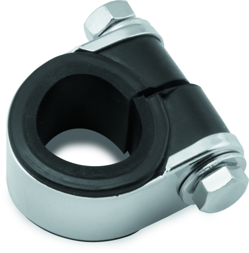 Bikers Choice 666761 Chrome Handlebar Gauge Clamp Universal Custom