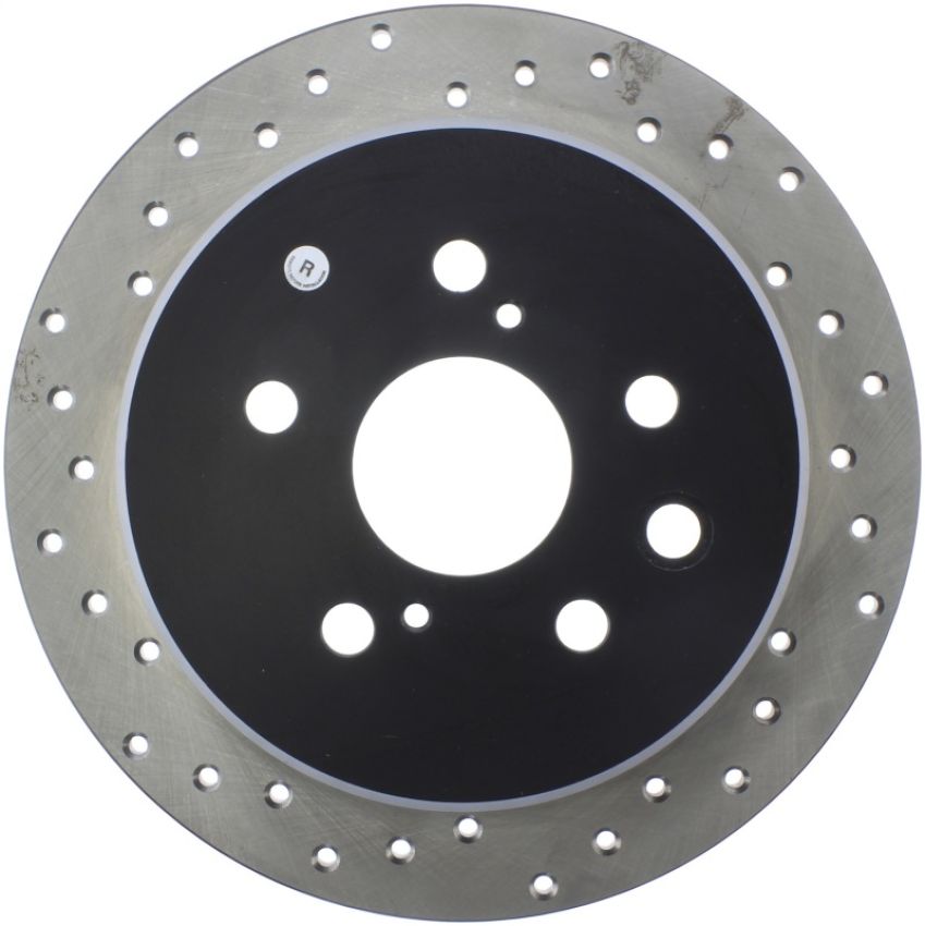 Stoptech 128.44142R Drilled Sport Brake Rotor