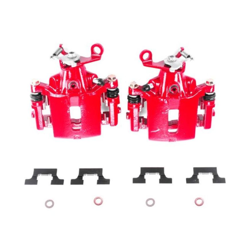 PowerStop S4852 Red Powder Coated Calipers