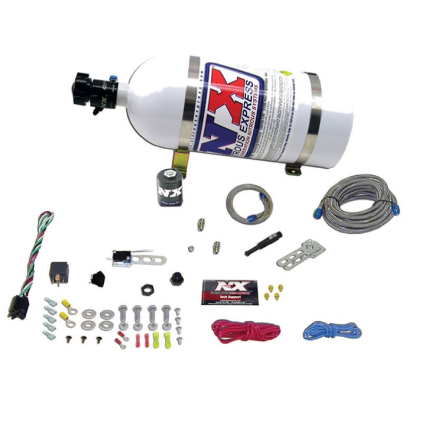 Nitrous Express 21000-15 DRY EFI SINGLE NOZZLE SYSTEM (35-150HP) LESS BOTTLE