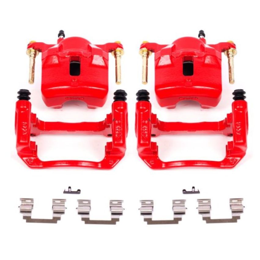 PowerStop S2698 Red Powder Coated Calipers