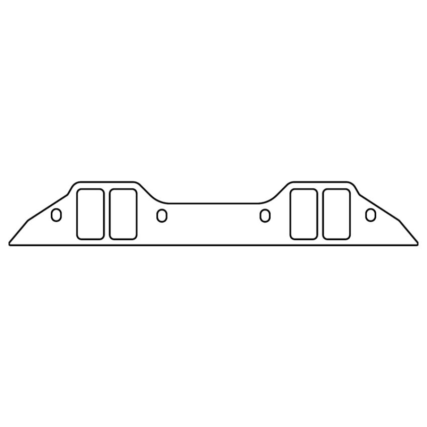 Cometic Gasket C15326FC Cometic Chrysler BB B/RB V8 .060in Fiber Intake Mani Gskt Set-2.260in x 1.210in Rectangular Ports