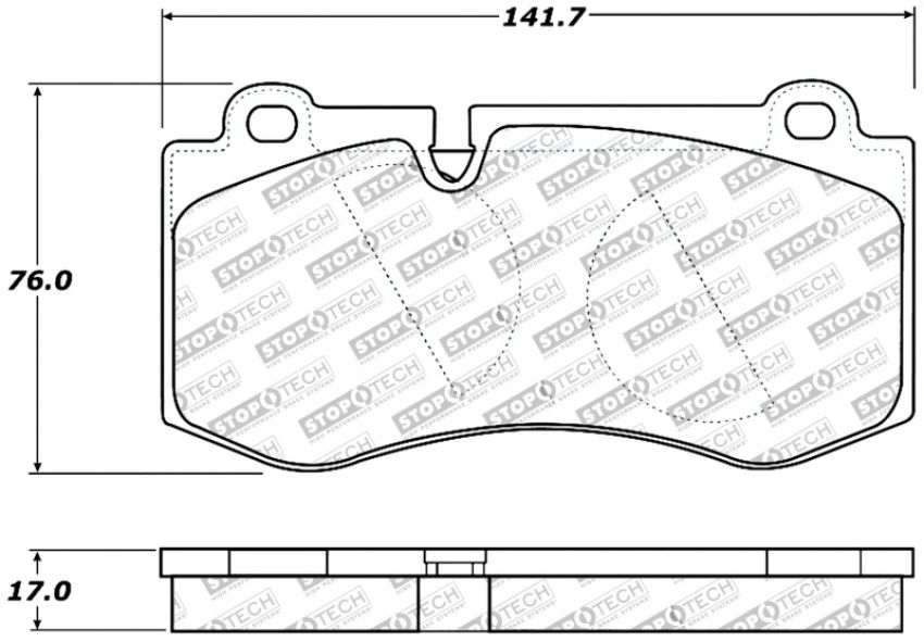 Stoptech 309.12230 Performance Brake Pads