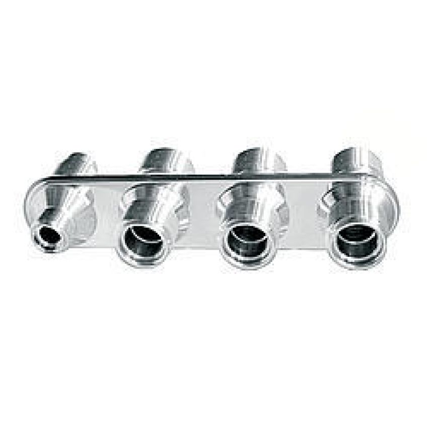 VINTAGE AIR VIN386600-MBA 4 Way Inline Bulkhead #6 & #10 O-Ring