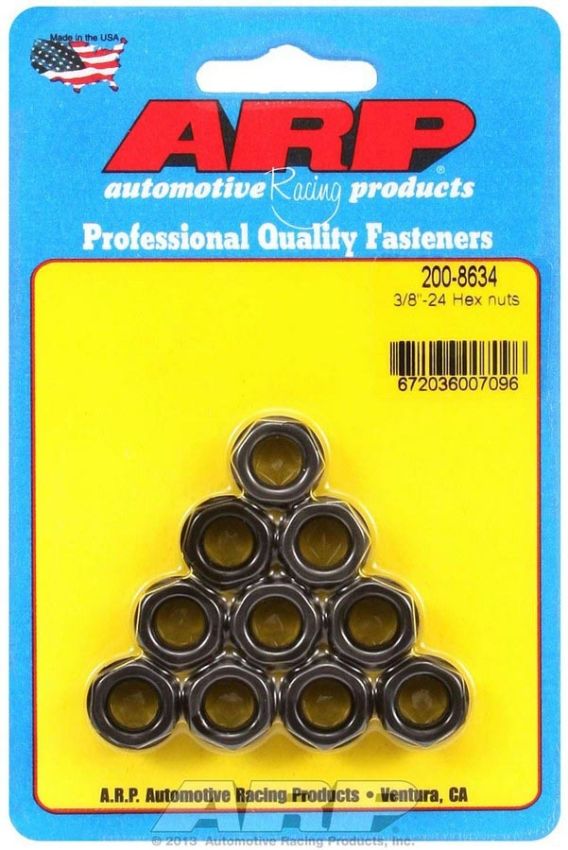 ARP ARP200-8634 Hex Nuts - 3/8-24 (10)