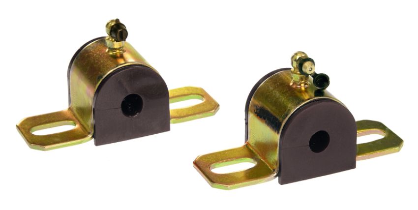 Prothane 19-1201-BL Universal 90 Deg Greasable Sway Bar Bushings - 1/2in - Type B Bracket - Black