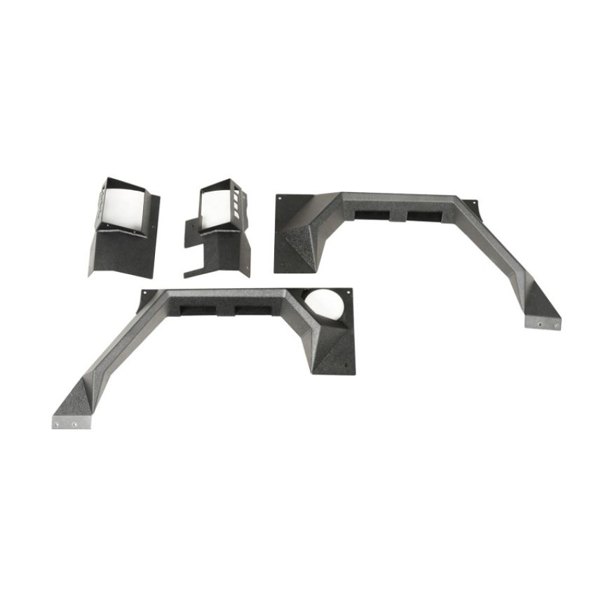 Rugged Ridge 11615.03 XHD Rear Armor Fenders Pair 2 Dr 07-18 Jeep Wrangler JK