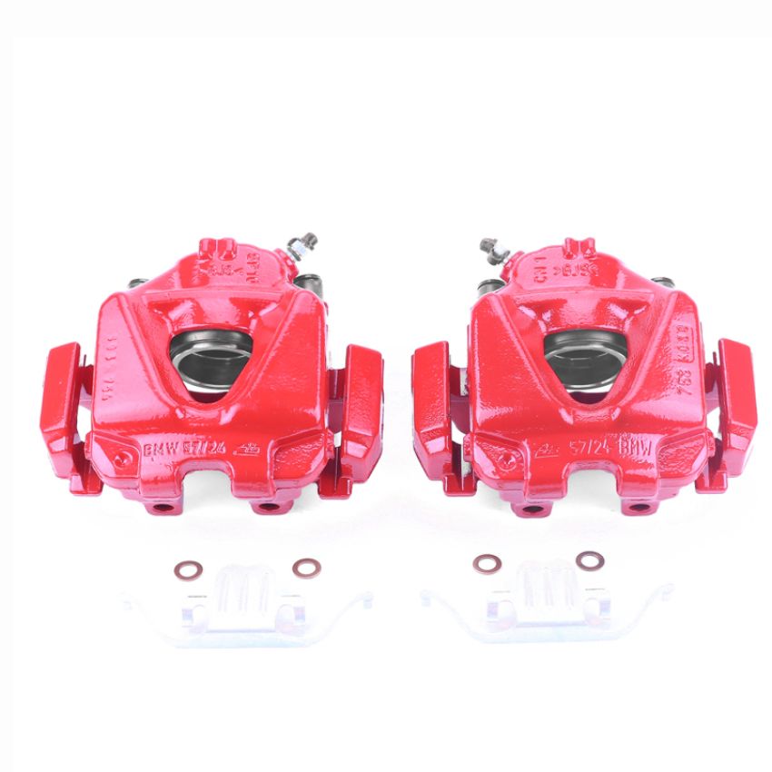 PowerStop S3360 Red Powder Coated Calipers