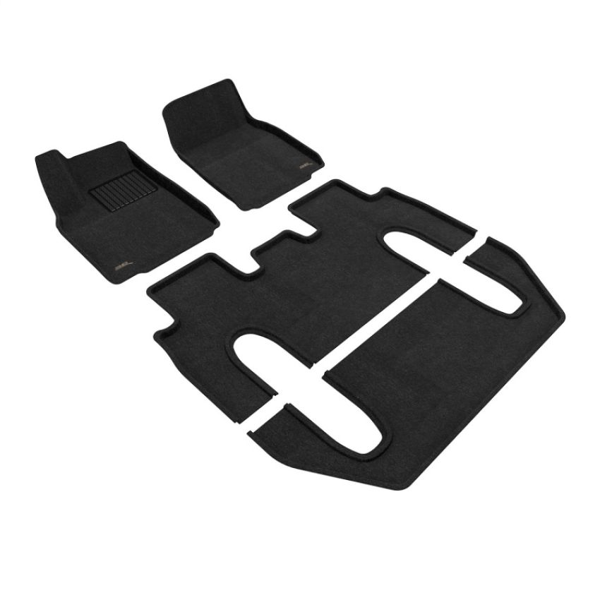 3D MAXpider L1TL04304709 22-24 Tesla Model X 6-Seat Elegant Black R1 R2 R3