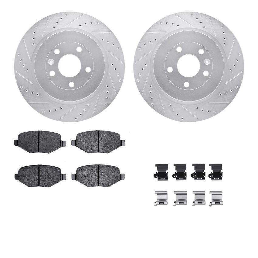 Dynamic Friction 7512-54163 Rotor Kit