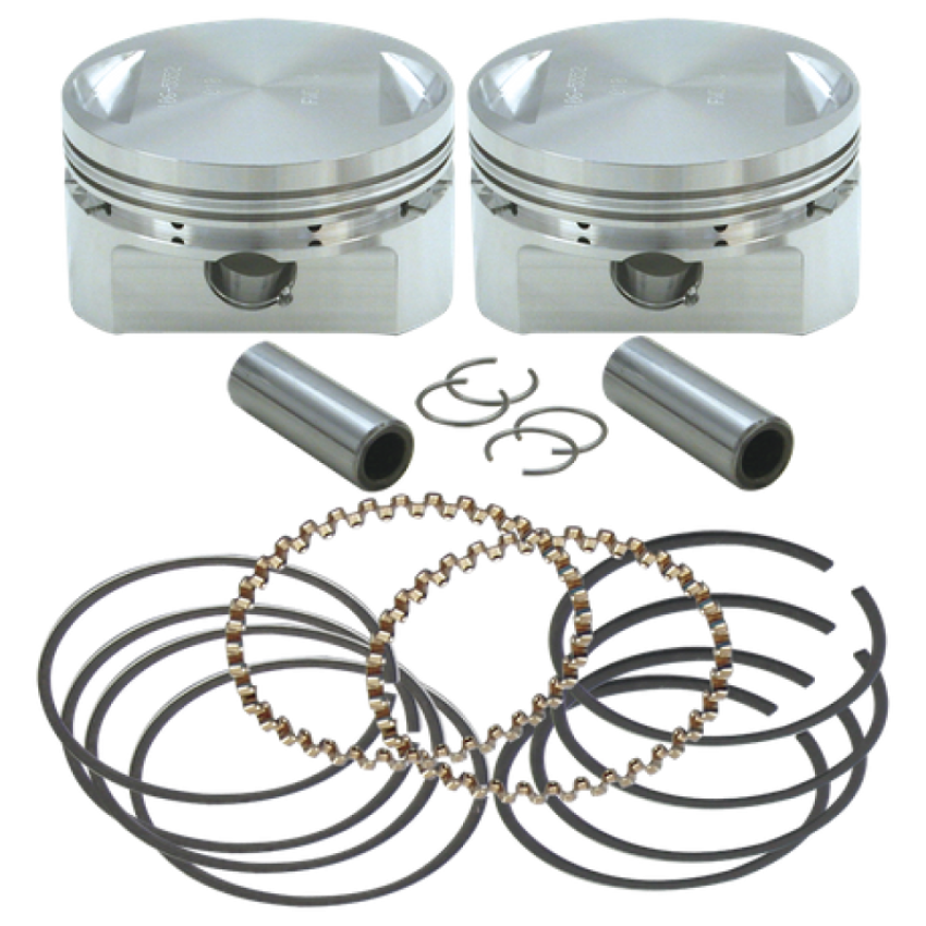 S&S Cycle 106-5554 84-99 BT 3-1/2in Standard Bore Forged Stroker Piston Kit
