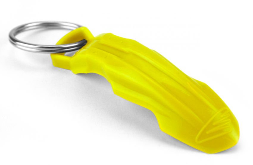 Cycra 1CYC-0001-55 Key Ring with Fender - Yellow