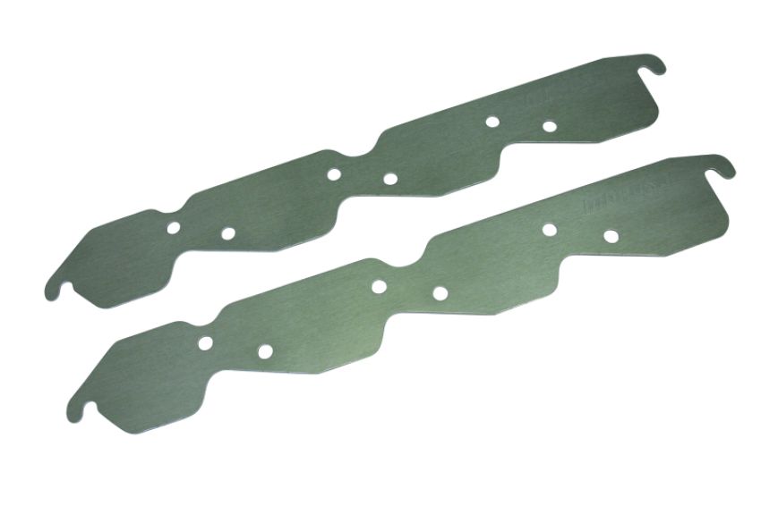 Moroso 25160 Chevrolet Big Block Mark IV (w/Conv. Heads) Exhaust Block-Off Storage Plate - Aluminum - Pair