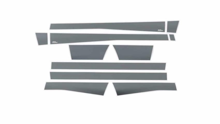 Putco 9751317BP 10-18 RAM 2500 Crew Cab 6.5in- 5.5in Wide w/o Factory Flares 12pcs Blk Platinum Rocker Panels