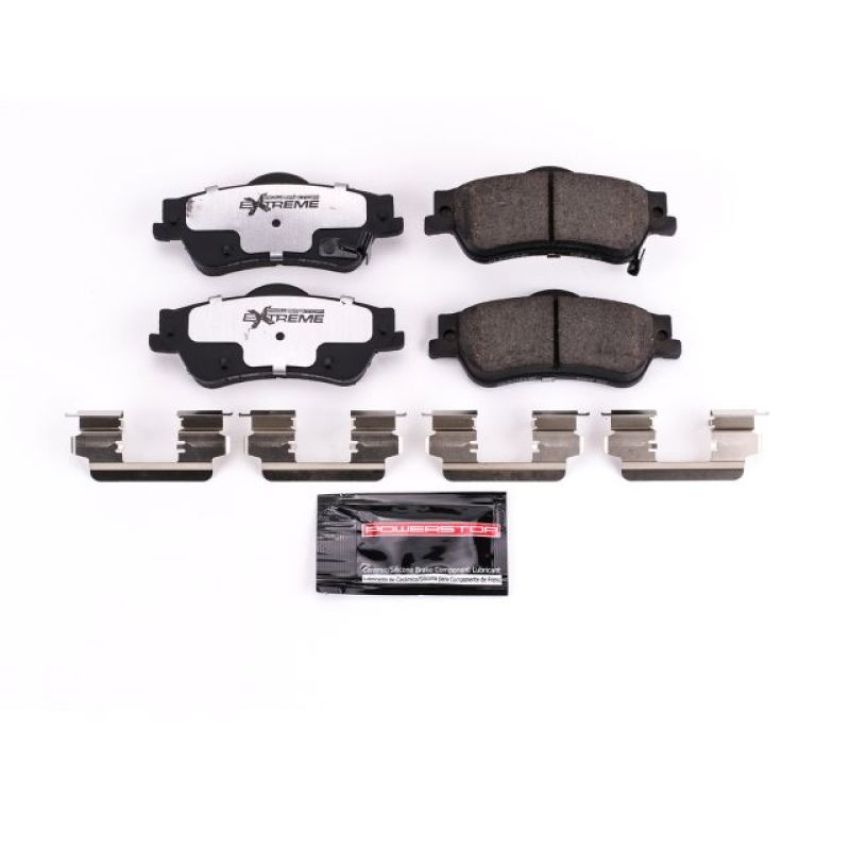 PowerStop Z26-1352 PowerStop - Z26 Performance Carbon-Fiber Ceramic Brake Pads with Hardware Kit