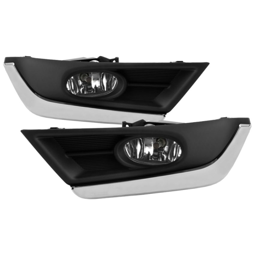 SPYDER 5084897 Fog Lights W/Switch and Cover - Clear