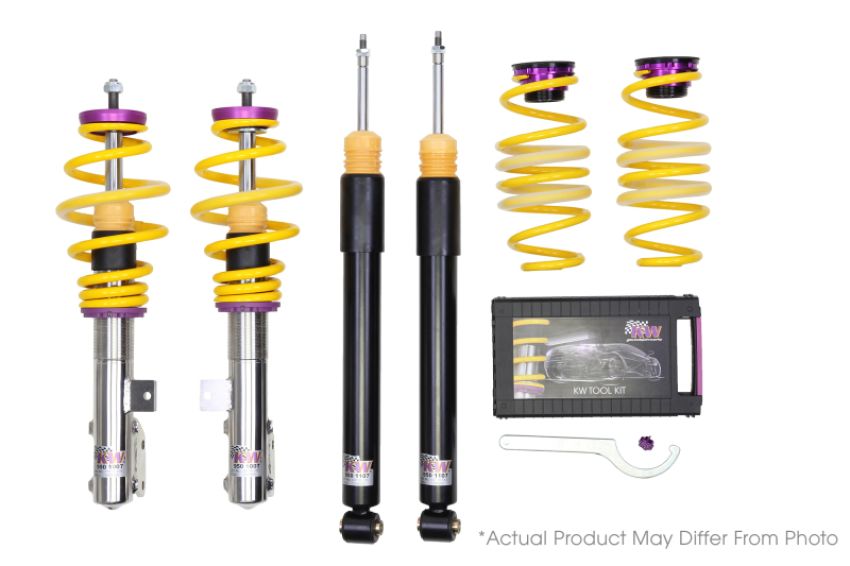 KW 152800CX Coilover Kit V2 Volkswagen Golf VIII R w/ Electronic Dampers