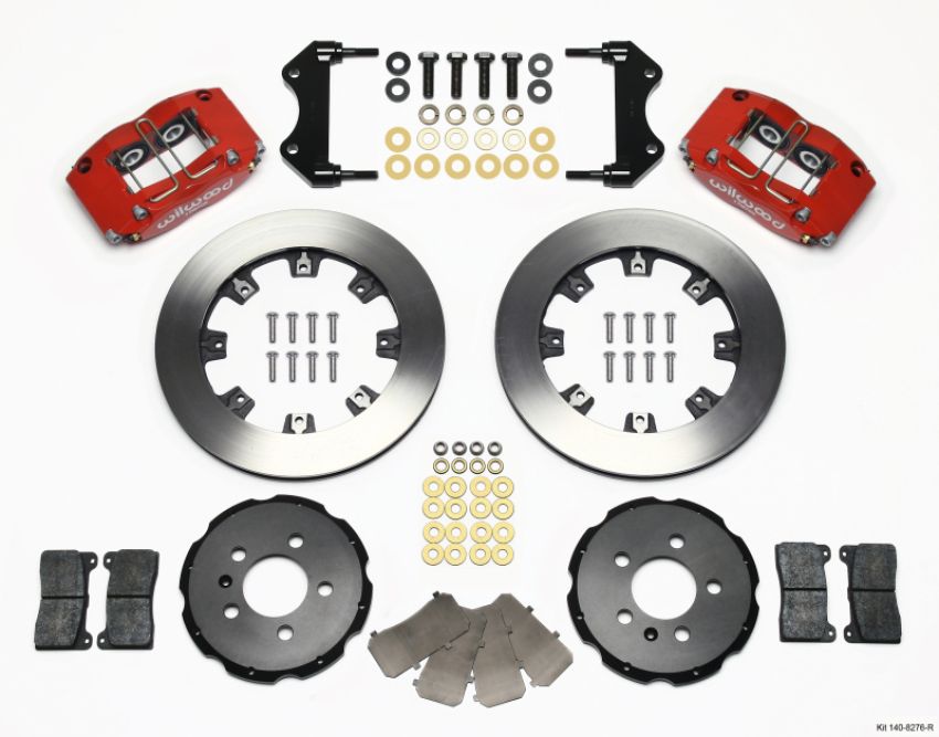Wilwood 140-8276-R Dynapro Radial Front Kit 12.19in Red 99-03 Jetta IV & Golf IV