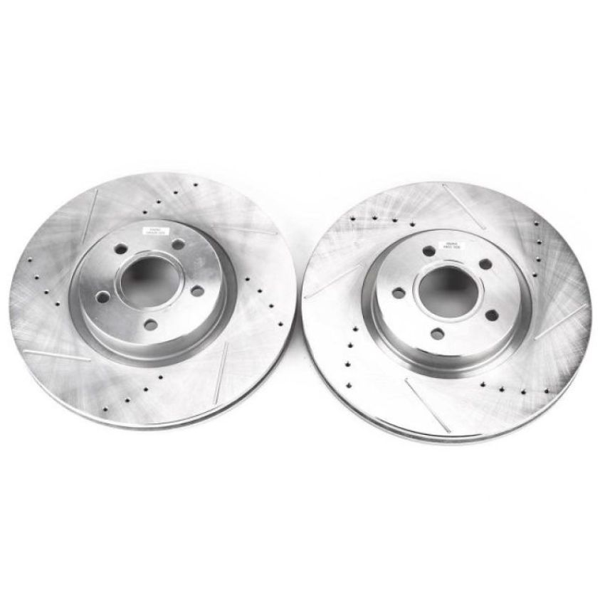 PowerStop EBR897XPR PowerStop Evolution Performance Drilled, Slotted & Plated Brake Rotor Pair