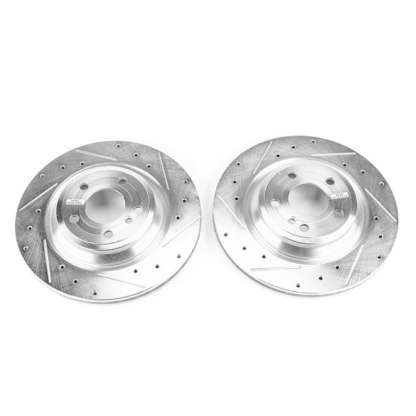 PowerStop EBR1464XPR PowerStop Evolution Performance Drilled, Slotted & Plated Brake Rotor Pair