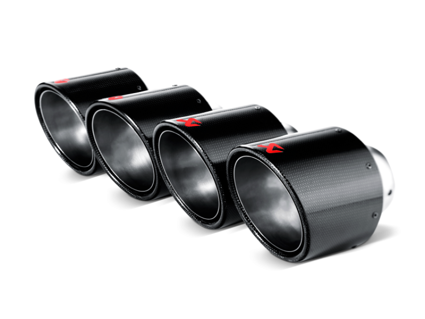 Akrapovic TP-CT/1 Tail pipe set (Carbon,dia 115 mm)