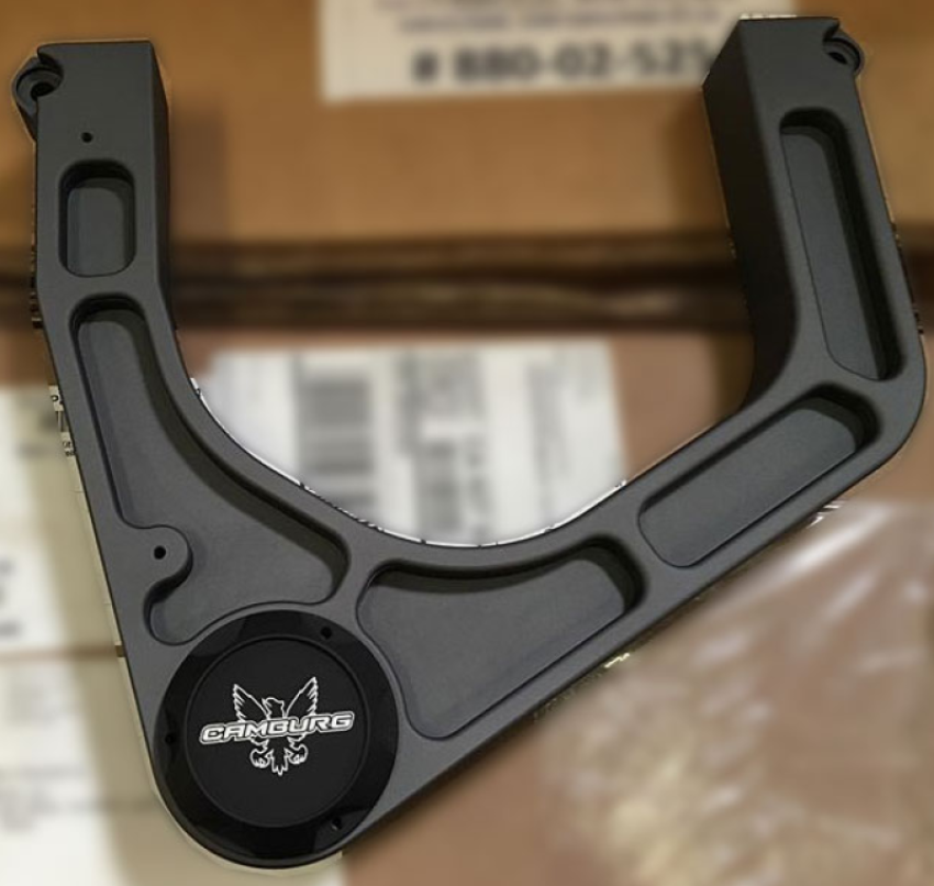 Camburg CAM-310187-GRY Toyota Tundra 2WD/4WD 07-21 KINETIK V2 Performance Billet Uniball Upper Arms
