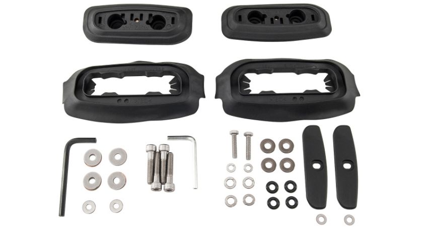 Rhino-Rack RCP23M-BK 10-21 Toyota Land Cruiser Prado RCP Base Kit - Middle - 2 pcs