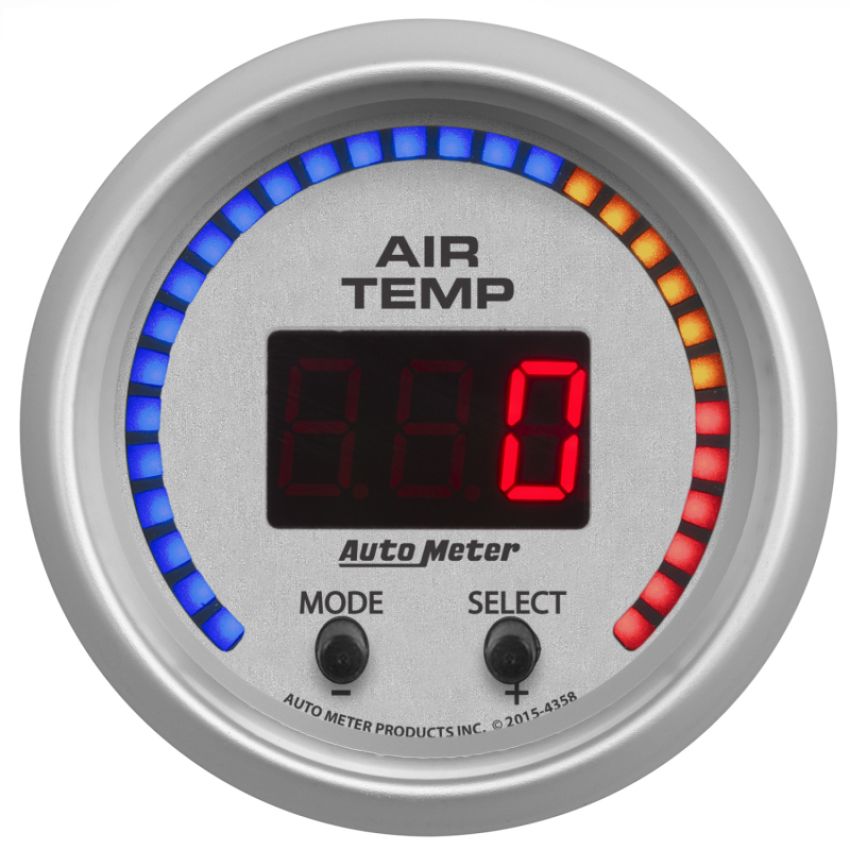 AutoMeter 4358 GAUGE, AIR TEMP, DUAL, 2 1/16
