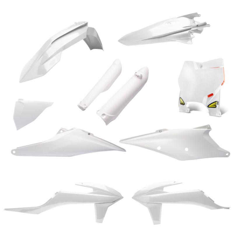 Cycra 1CYC-9326-42 19-22 KTM 125-450 SX/XC/SX-F/XC-F Powerflow Body Kit - White