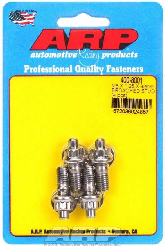 ARP ARP400-8001 S/S Stud Kit - (4) M8 x 1.25in x  32mm