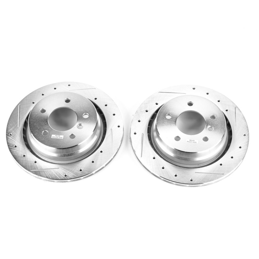PowerStop EBR464XPR PowerStop Evolution Performance Drilled, Slotted & Plated Brake Rotor Pair