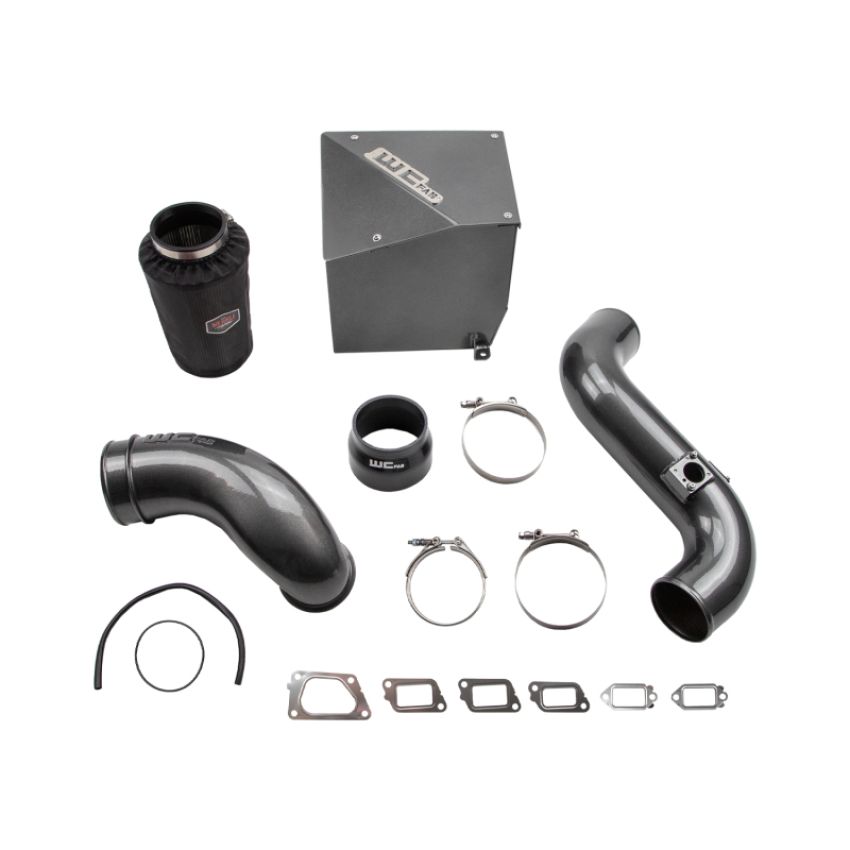 Wehrli WCF100304-CR 11-16 Chevrolet 6.6L Duramax LML 4in Intake Kit Stage 2 - Candy Red