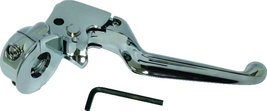 Bikers Choice 488729 96-14 Big Twin 96-03 XL Chrome Clutch Lever & Bracket