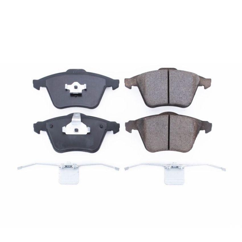 PowerStop 17-915B PowerStop - Z17 Low-Dust Ceramic Brake Pads with Hardware