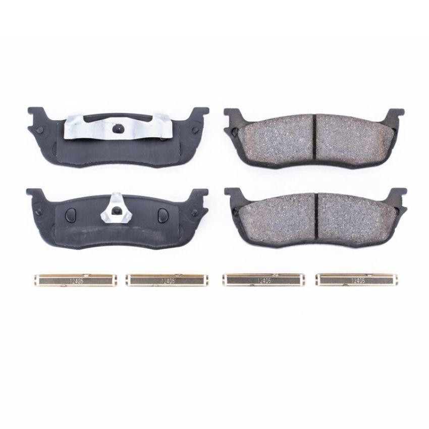 PowerStop 17-711 PowerStop - Z17 Low-Dust Ceramic Brake Pads with Hardware