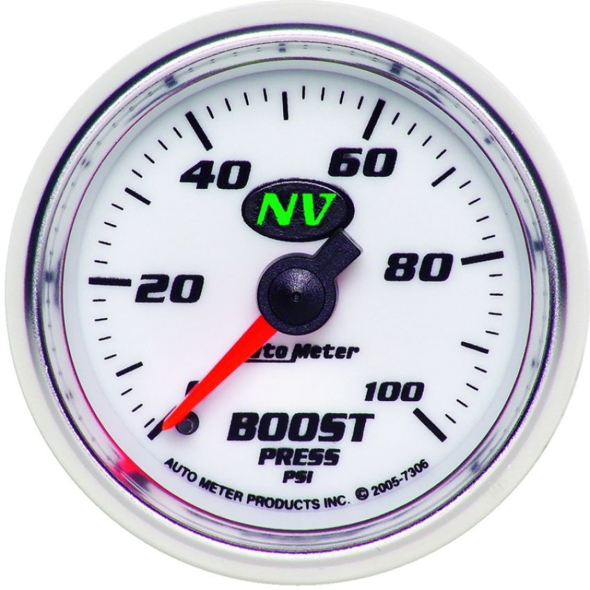 AutoMeter 7306 GAUGE, BOOST, 2 1/16