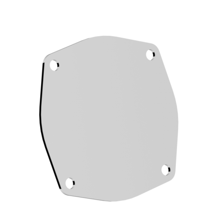 QTP 10500C 5in Bolt-On QTEC 4 Bolt Cover Plate