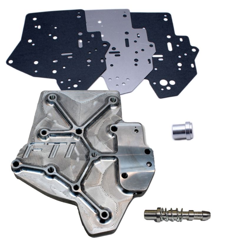 FTI Performance F4008B FTI TH400 Full Manual Valve Body Kit - Billet Aluminum - Reverse Pattern