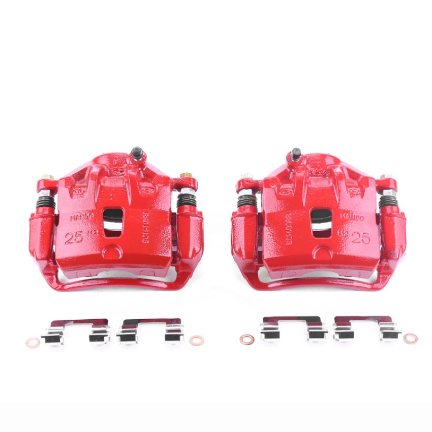 PowerStop S2998 Red Powder Coated Calipers