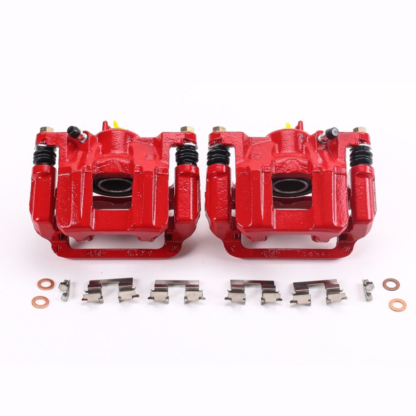 PowerStop S6446 Red Powder Coated Calipers