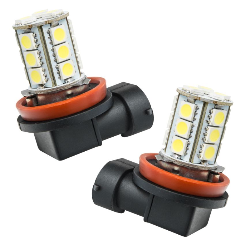 Oracle Lighting 3602-001 H11 18 LED Bulbs, White, Pair